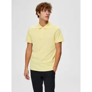 Kurzarm-Poloshirt Selected Aro embroidery image-1