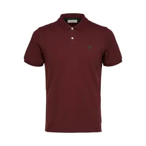Kurzarm-Poloshirt Selected Aro embroidery image-0