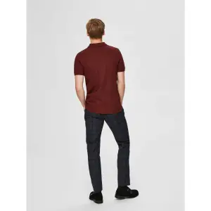 Kurzarm-Poloshirt Selected Aro embroidery image-3