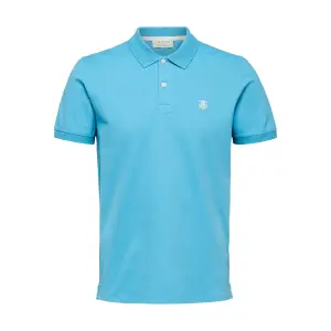 Poloshirt met korte mouwen Selected Aro embroidery image-0