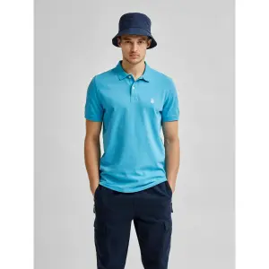 Poloshirt met korte mouwen Selected Aro embroidery image-2