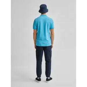 Poloshirt met korte mouwen Selected Aro embroidery image-4