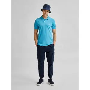 Poloshirt met korte mouwen Selected Aro embroidery image-1