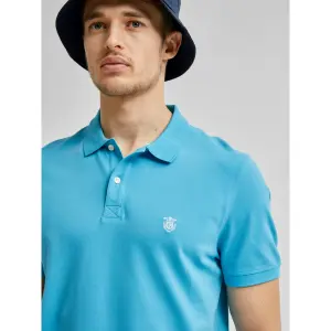 Poloshirt met korte mouwen Selected Aro embroidery image-5