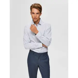 Overhemd Selected New-mark manches longues slim image-1