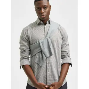 Long sleeve shirt Selected slim New-mark image-2