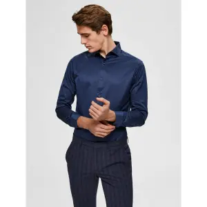 Hemd Selected Sel-pelle manches longues slim image-1