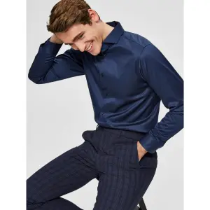 Hemd Selected Sel-pelle manches longues slim image-5