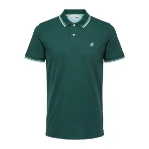 Kurzarm-Poloshirt Selected Newseason image-0