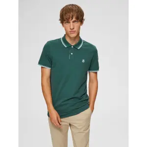 Kurzarm-Poloshirt Selected Newseason image-1