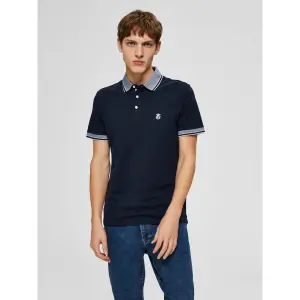 Short sleeve polo shirt Selected Twist image-1