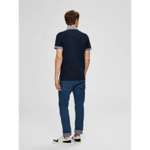 Short sleeve polo shirt Selected Twist image-3