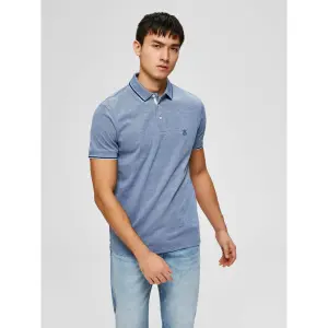 Short sleeve polo shirt Selected Twist image-1