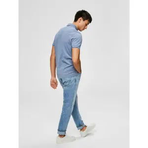 Short sleeve polo shirt Selected Twist image-4