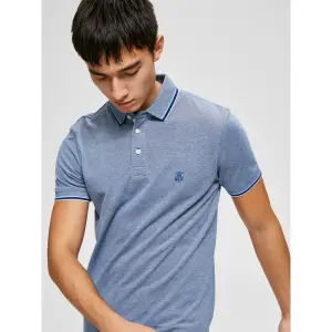 Short sleeve polo shirt Selected Twist image-5