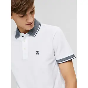 Kurzarm-Poloshirt Selected Twist image-4