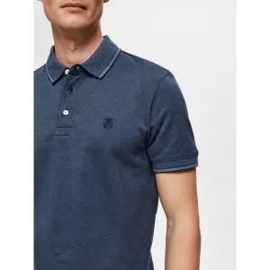 Short sleeve polo shirt Selected Twist image-5