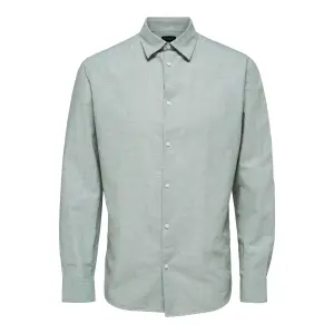 Shirt Selected Linen manches longues slim image-0