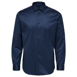 Shirt Selected Pen-pelle manches longues slim image-0