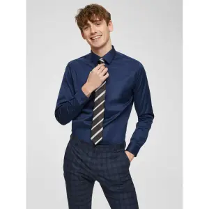 Shirt Selected Pen-pelle manches longues slim image-1