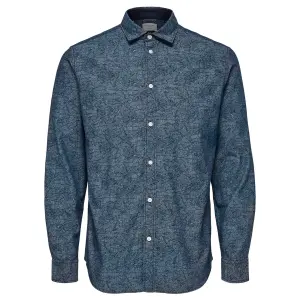 Hemd Selected mark-washed manches longues slim image-0