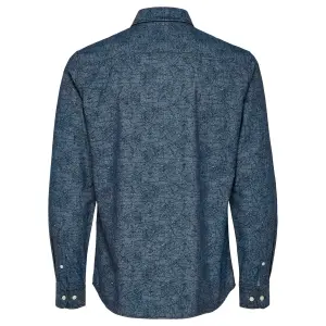 Hemd Selected mark-washed manches longues slim image-4