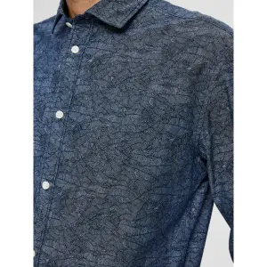 Hemd Selected mark-washed manches longues slim image-6