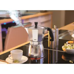 Aluminium Italiaans koffiezetapparaat voor 3 kopjes Gefu Lucino image-2
