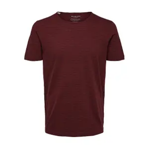 T-shirt Selected manches courtes Col rond Morgan image-0