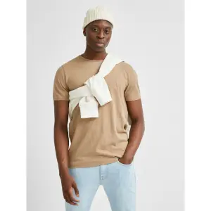 T-shirt Selected manches courtes Col rond Morgan image-3