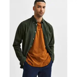 T-shirt Selected manches courtes Col rond Morgan image-3