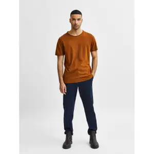 T-shirt Selected manches courtes Col rond Morgan image-4