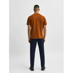 T-shirt Selected manches courtes Col rond Morgan image-5