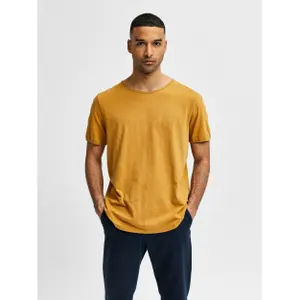 T-shirt Selected manches courtes Col rond Morgan image-1