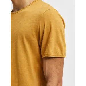 T-shirt Selected manches courtes Col rond Morgan image-4