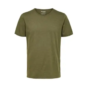 T-shirt Selected manches courtes Col rond Morgan image-0