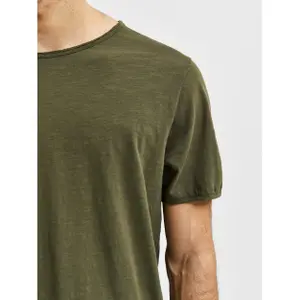 T-shirt Selected manches courtes Col rond Morgan image-3