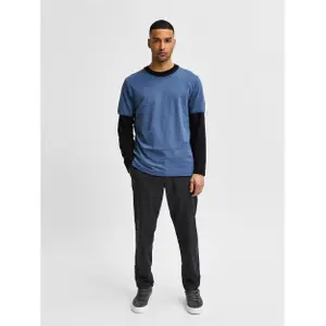 T-shirt Selected manches courtes Col rond Morgan image-3