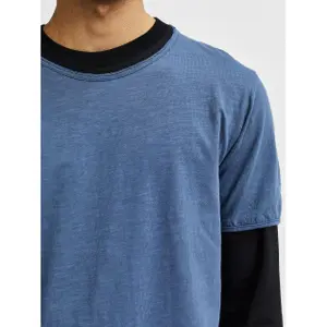 T-shirt Selected manches courtes Col rond Morgan image-4
