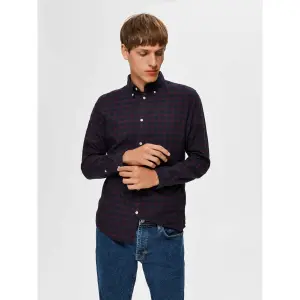 Shirt Selected flannel manches longues slim image-1