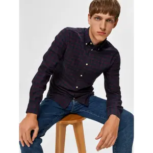 Shirt Selected flannel manches longues slim image-3