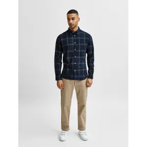 Shirt Selected flannel manches longues slim image-3