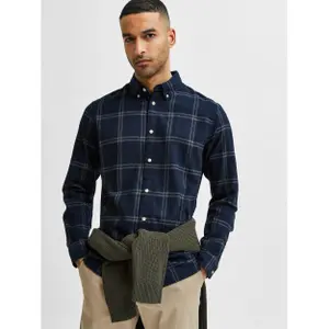 Shirt Selected flannel manches longues slim image-4