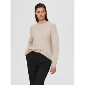 Women's round neck sweater Selected Lulu image-1