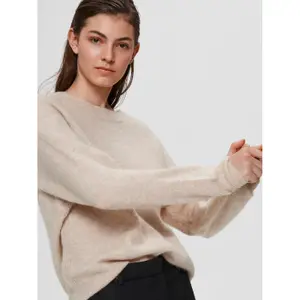 Women's round neck sweater Selected Lulu image-5