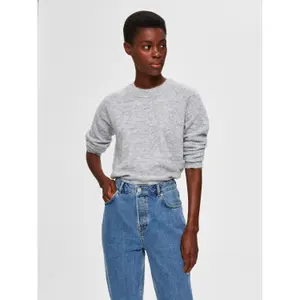 Damen-Rundhals-Pullover Selected Lulu image-1