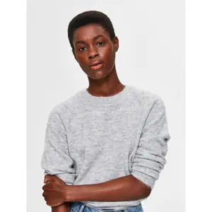 Damen-Rundhals-Pullover Selected Lulu image-4