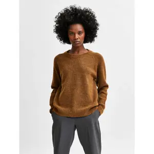 Damen-Rundhals-Pullover Selected Lulu image-1