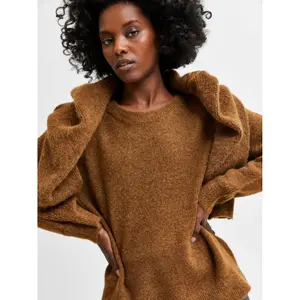 Damen-Rundhals-Pullover Selected Lulu image-4