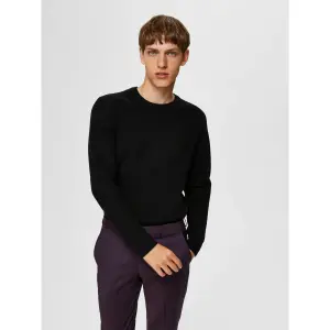 Pullover Selected cornelius structure col rond image-1